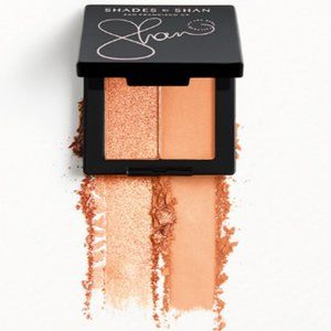 SHADES BY SHAN Eyeshadow Duo in Honey Peach & Tangerine